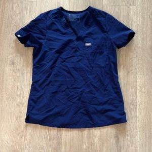 Figs catarina top in navy blue